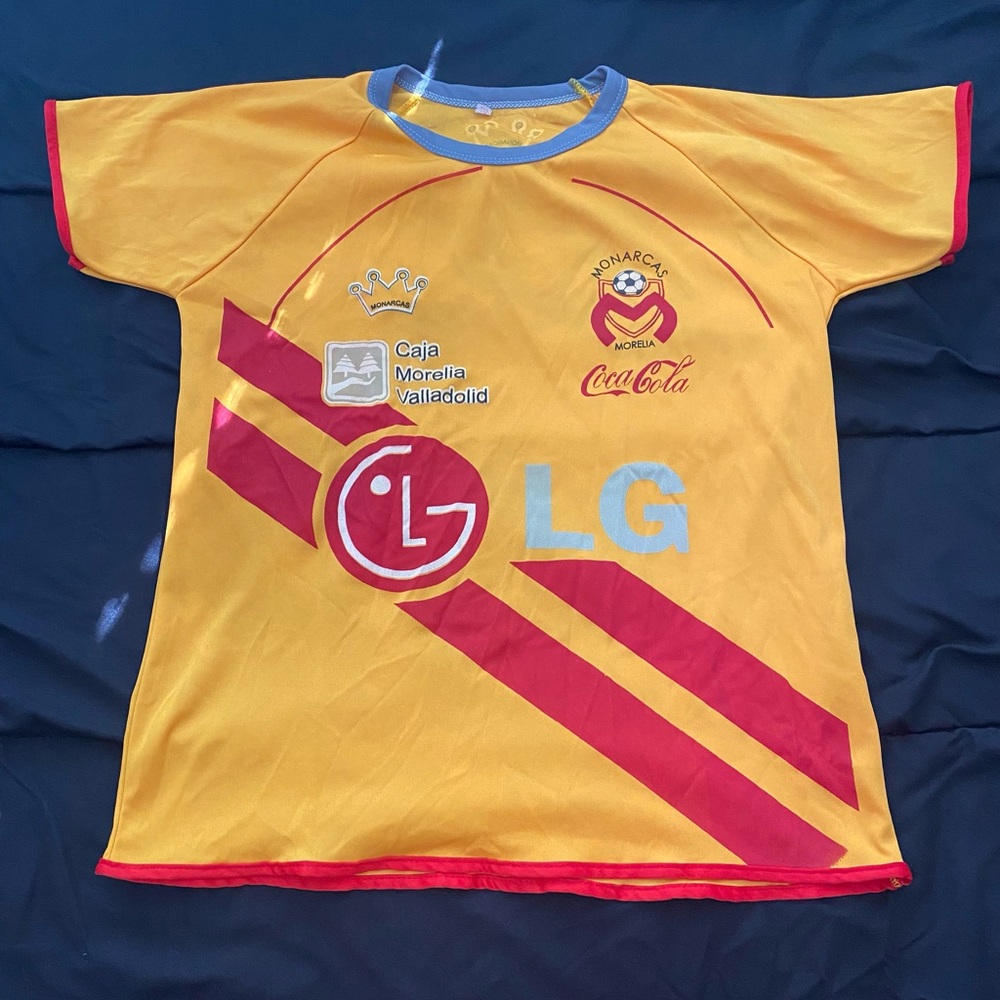 Monarcas Morelia Soccer Jersey - Yellow and Red